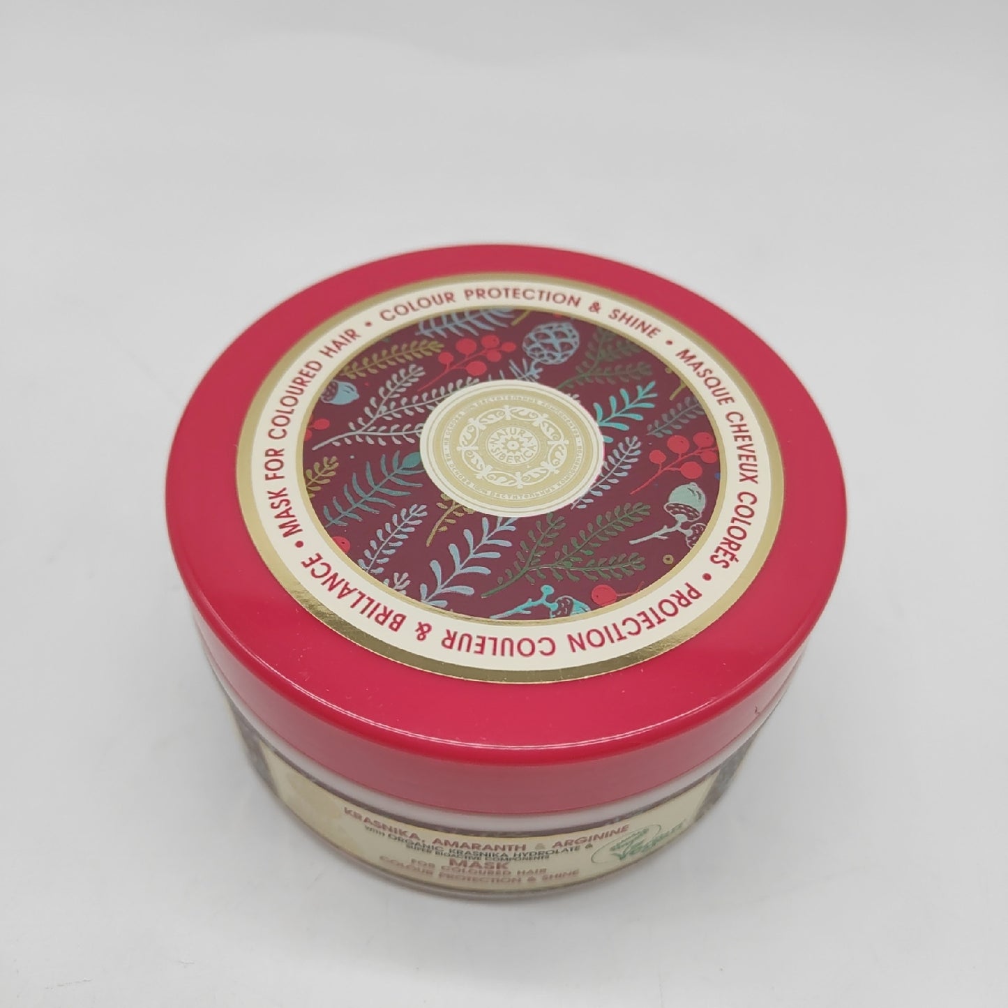 Natura Siberica Haarkur Haarpflege Super Krasnika Amaranth Arginin Maske für coloriertes Haar intensive Pflege