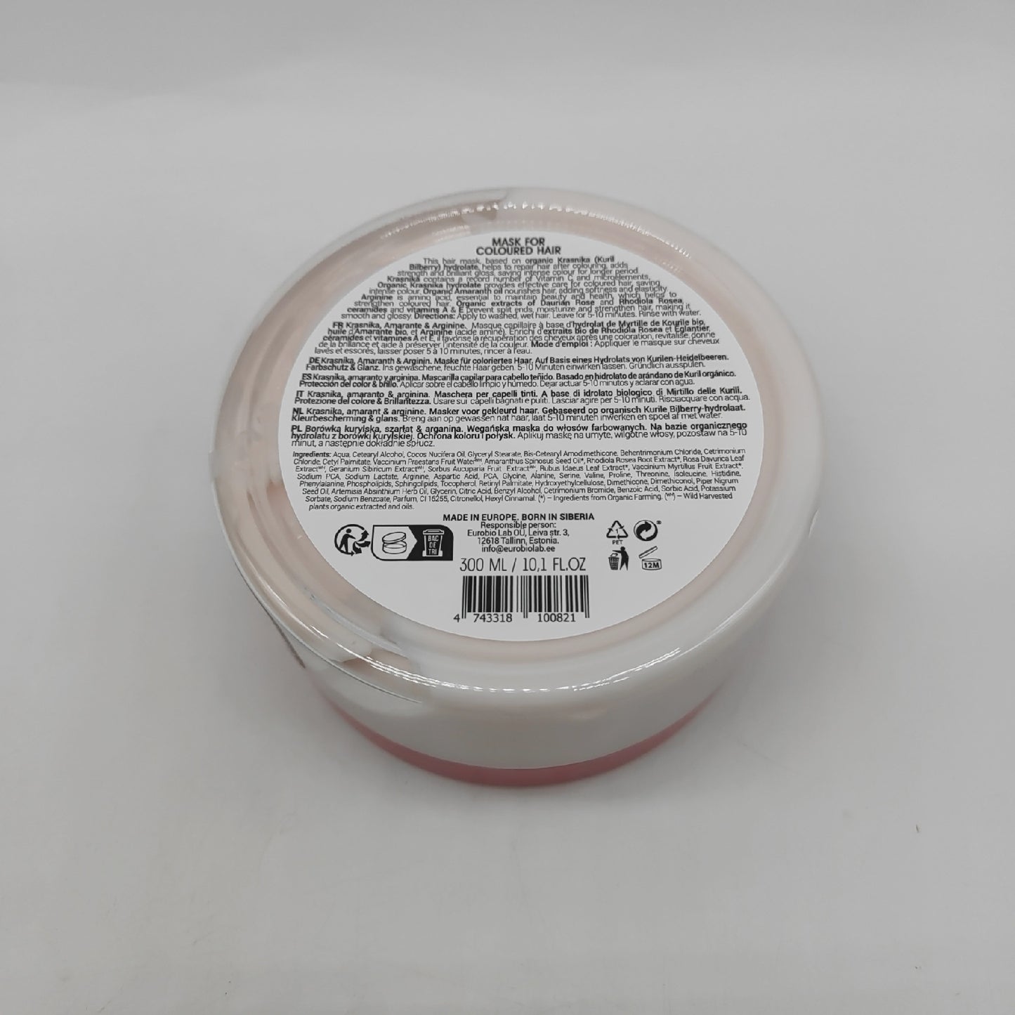 Natura Siberica Haarkur Haarpflege Super Krasnika Amaranth Arginin Maske für coloriertes Haar intensive Pflege