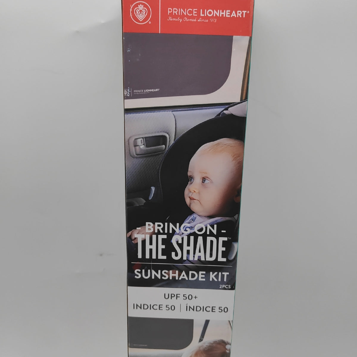 Prince Lionheart 0339 Rolled sunSHADE: clings to vehicle's windows without creases - 2 Pack 50 x 40 cm  grau