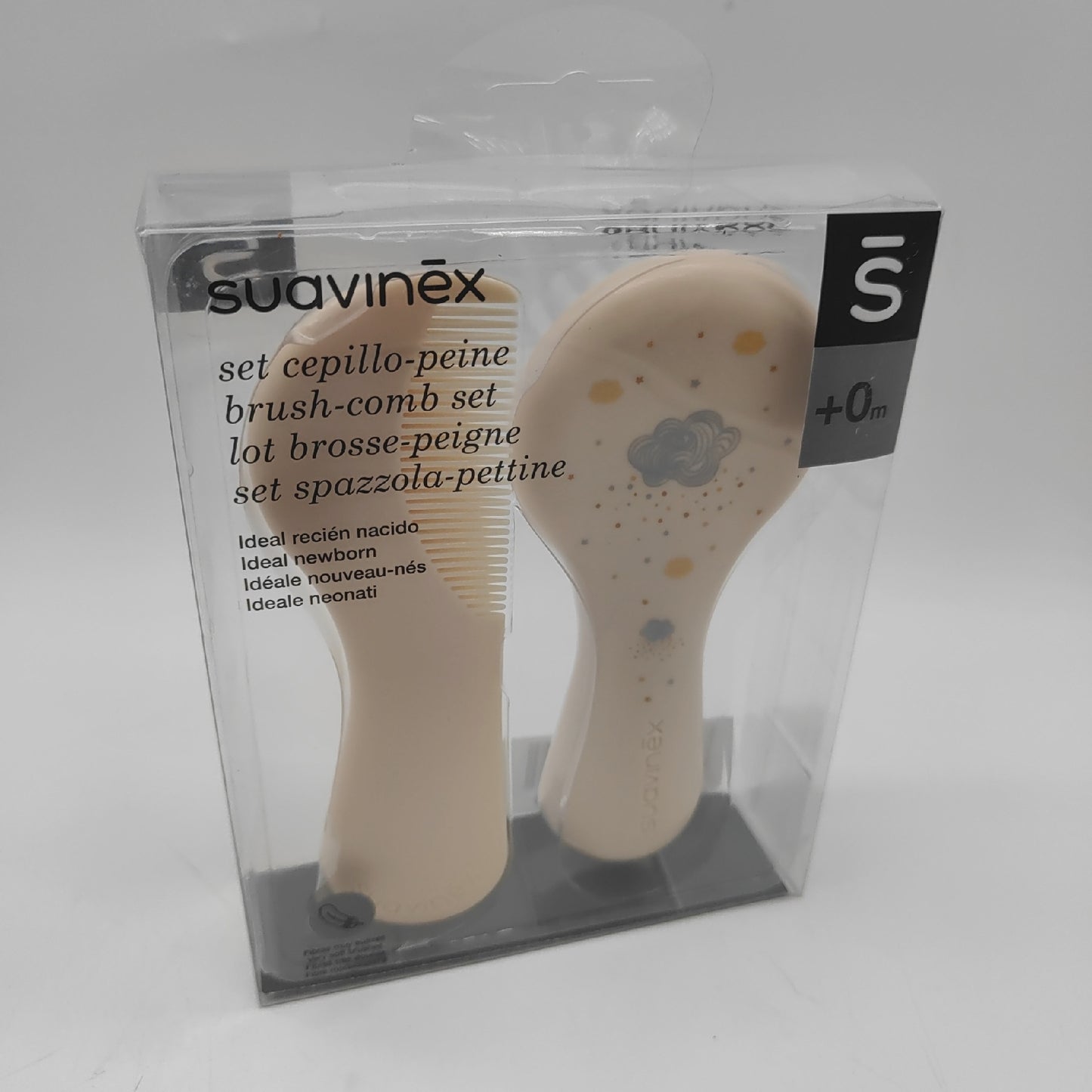 Suavinex Baby Pflegebürste Kamm Hautpflege Sanft Praktisch für Babys Pflege Set