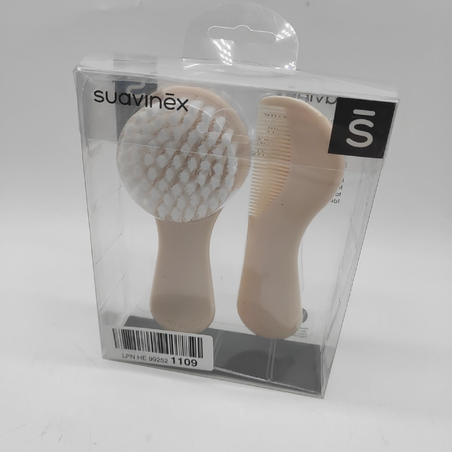 Suavinex Baby Pflegebürste Kamm Hautpflege Sanft Praktisch für Babys Pflege Set