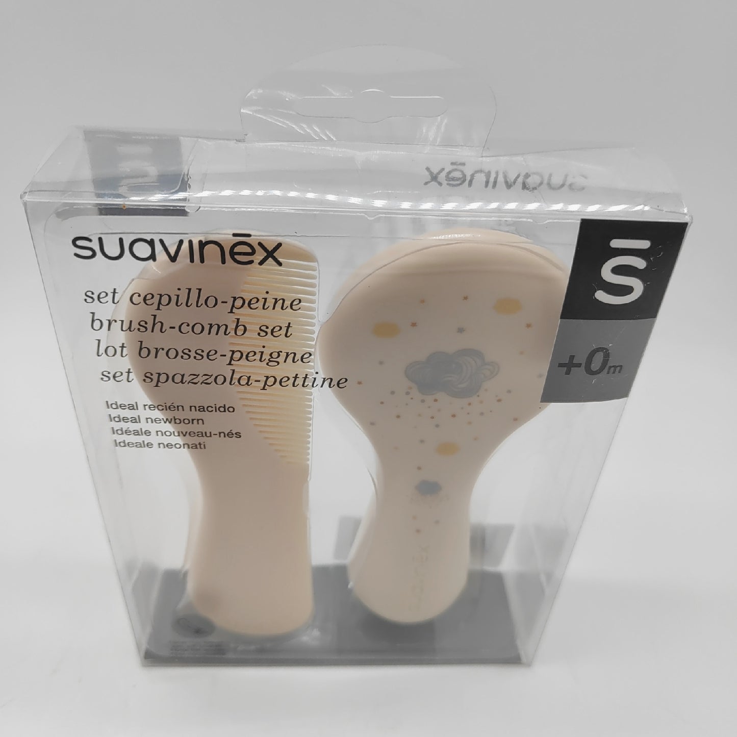 Suavinex Baby Pflegebürste Kamm Hautpflege Sanft Praktisch für Babys Pflege Set