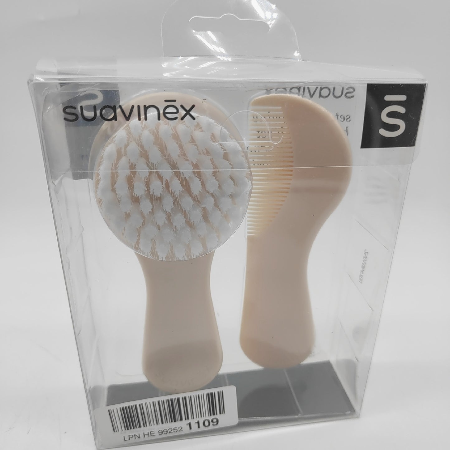 Suavinex Baby Pflegebürste Kamm Hautpflege Sanft Praktisch für Babys Pflege Set