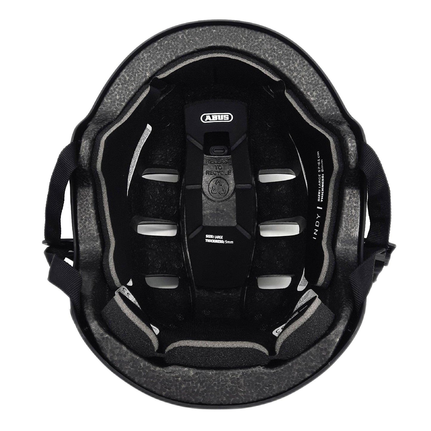 ABUS Fahrradhelm Helm Kopfschutz INDY optimierte Stoßdämpfung für MTB Dirt Skate Slope Sicherheit Fahrrad Zubehör