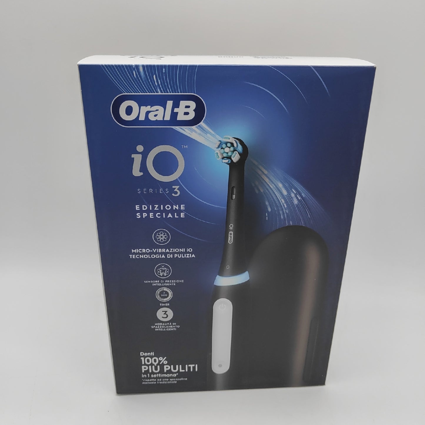 Oral B elektrische Zahnbürste Zahnpflege iO 6N Schwarz Reinigung technologie