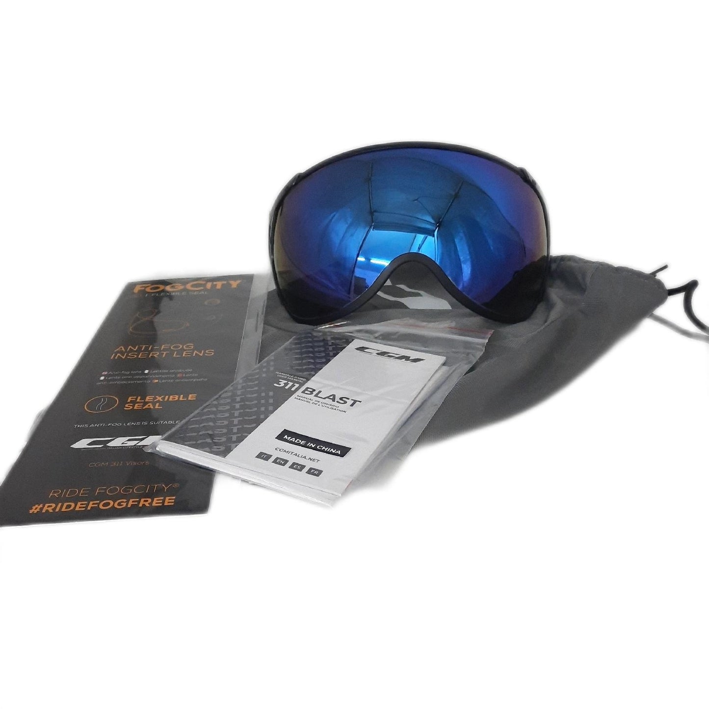 CGM Integralhelm Motorradbekleidung 311R Blast Race Anthrazit Matt Rot Sicherheit S 55 56 cm