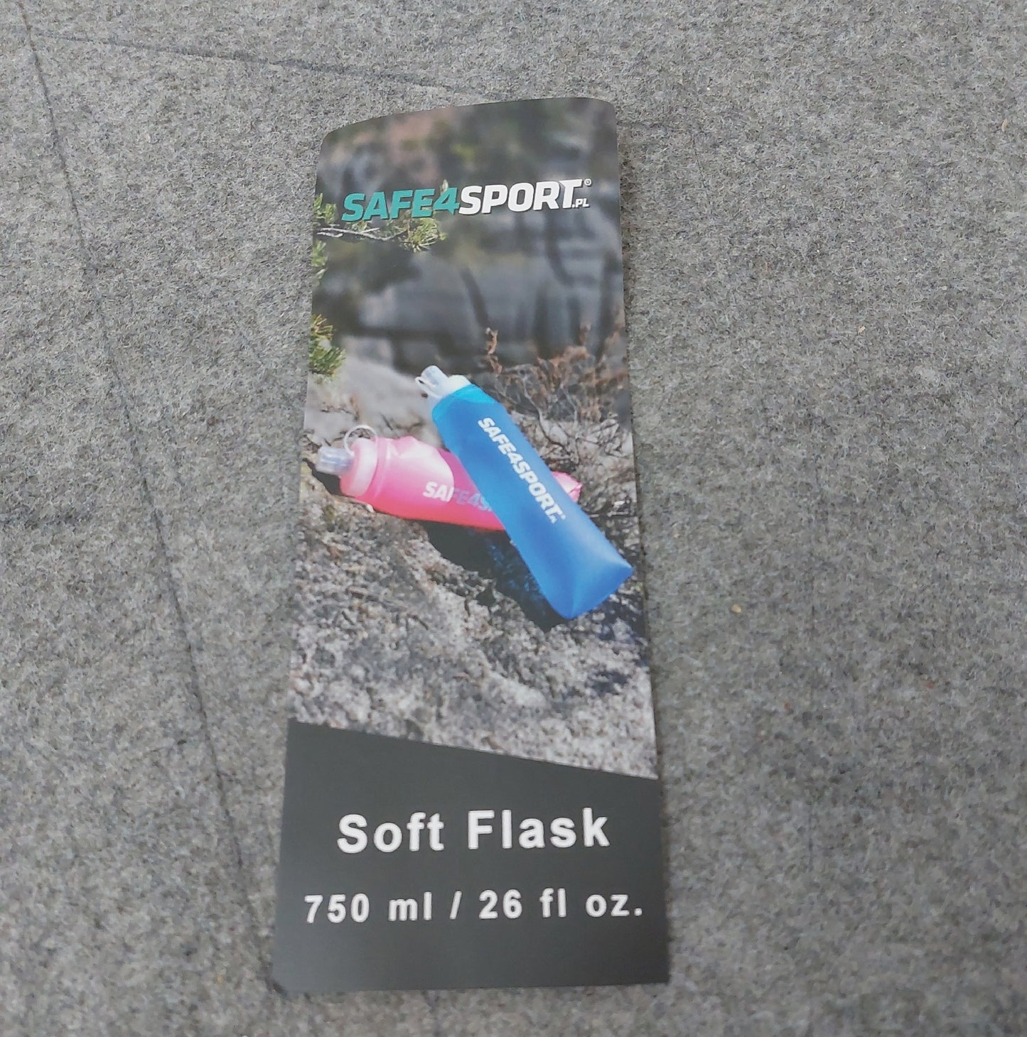 SAFE4SPORT SoftFlask Trinkflasche Sportzubehor Soft Flask 750 ml Small langlebig praktisch vielfaltig