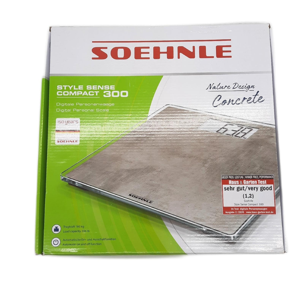 Korona 76754 Glaswaage Gabriela Küchenwaage Tragkraft 150 kg Teilung 100 g präzise robust