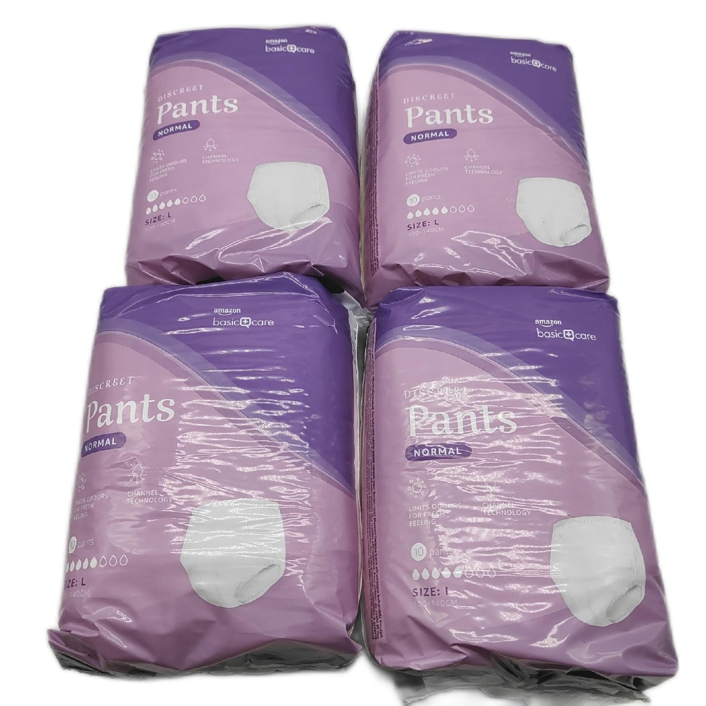 Amazon Basic Care Damen Pants Einweg Hygiene Large 40 Stück Diskret Sicher Atmungsaktiv Komfort