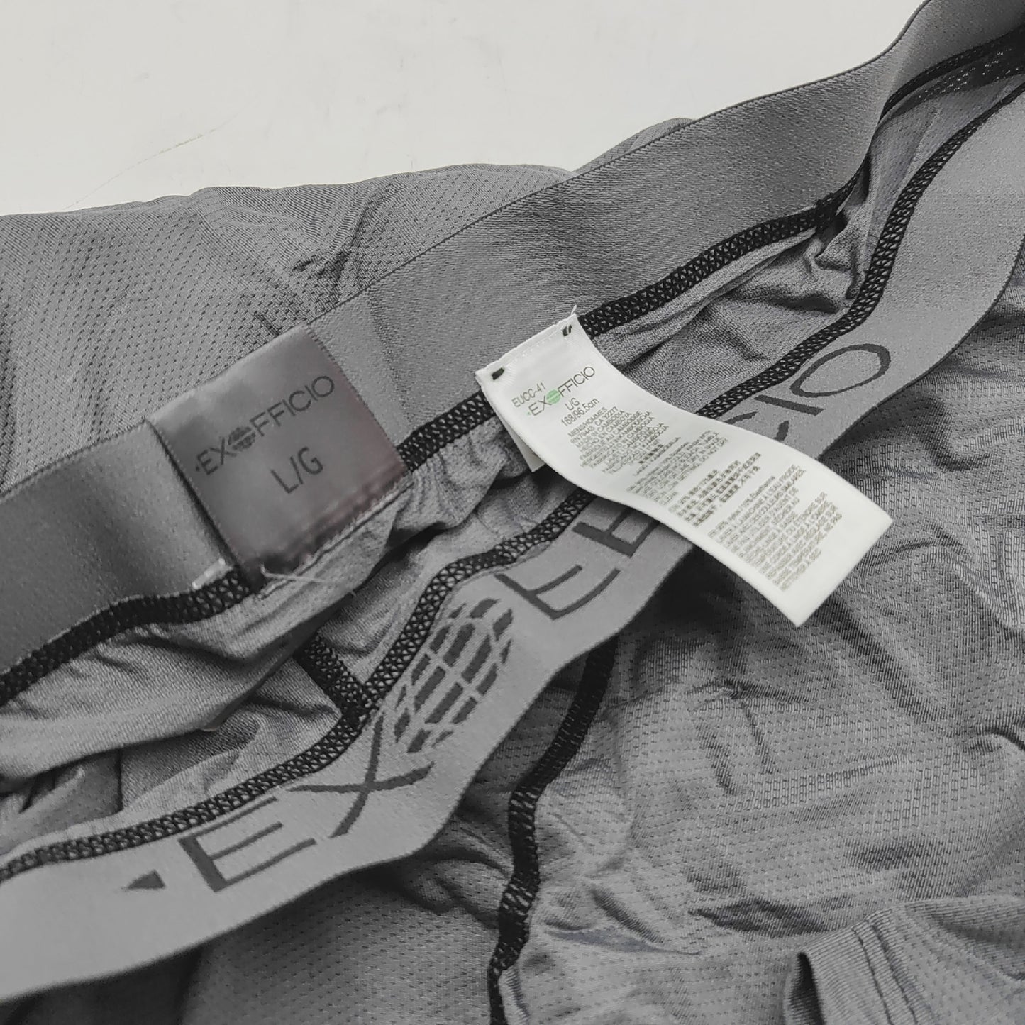 ExOfficio Boxershorts Herrenbekleidung Give n Go Sport Mesh 2 0 Komfort Baumwolle atmungsaktiv schwarz Stahl Onyx