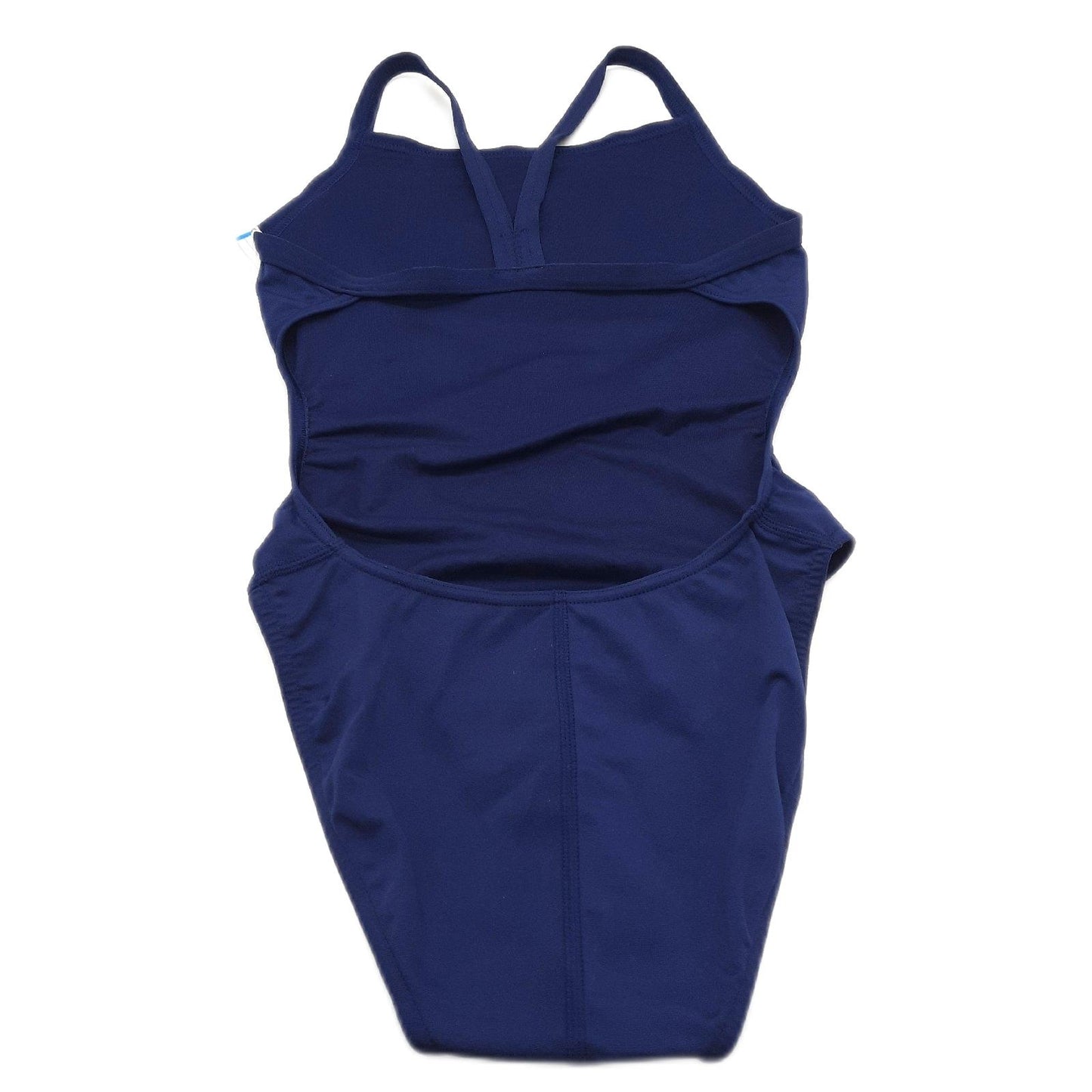 Arena Damen Badeanzug Schwimmbekleidung Challenge Back Solid Navy White Sportlich Wasseraktiv