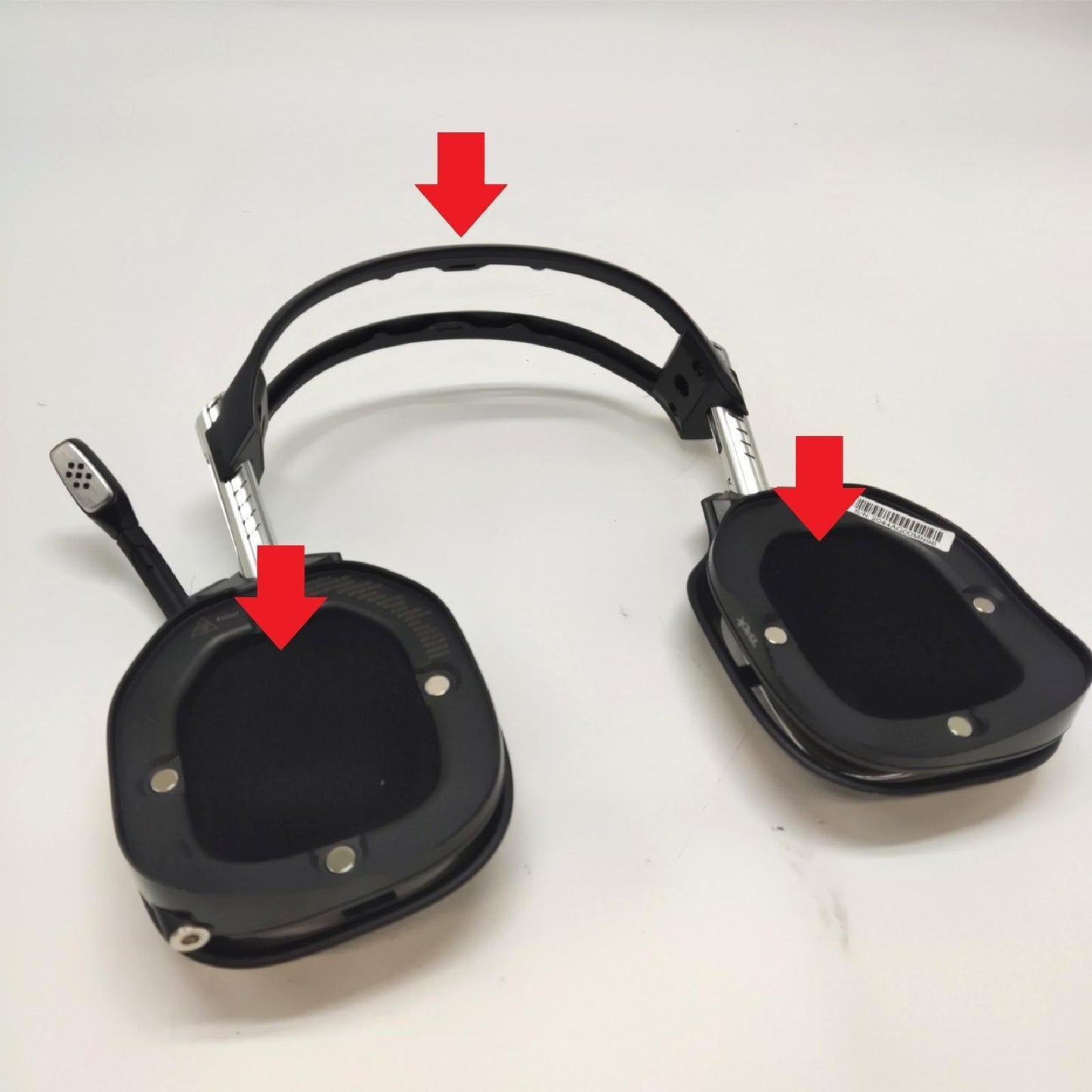 ASTRO Gaming A40 TR Wired Gaming Headset unvollständig ohne Ohrpolster Kopfpolster