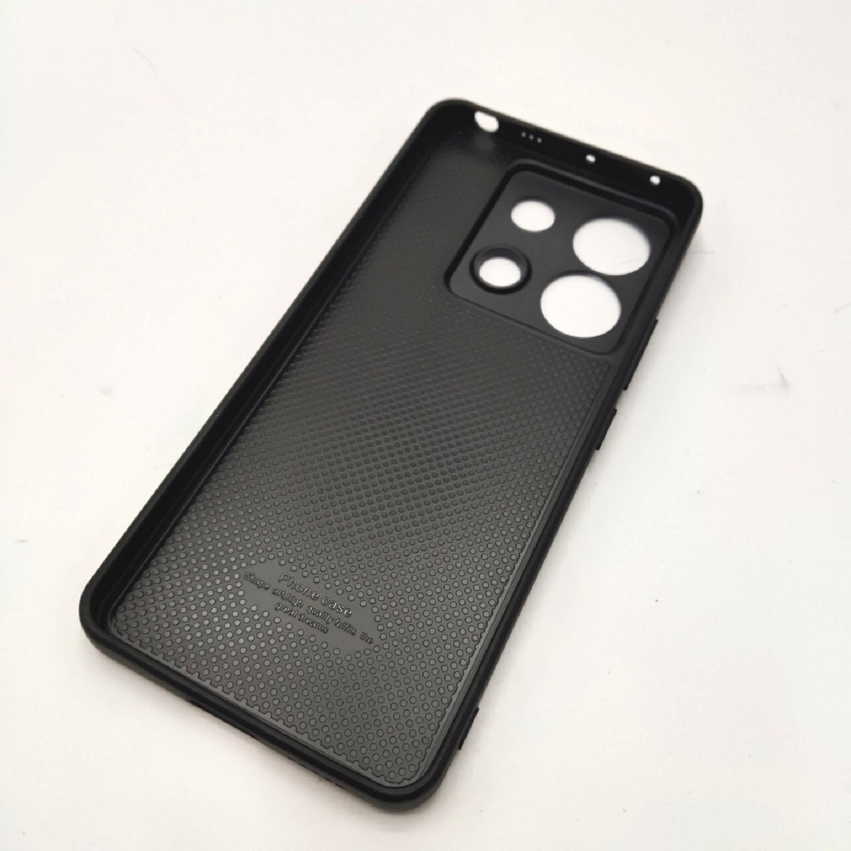 RankOne Hülle kompatibel mit Redmi Note 13 Pro 5G / Poco X6 5G 6.67"  Stoßfeste Silikonhülle Handyhülle - Schwarz