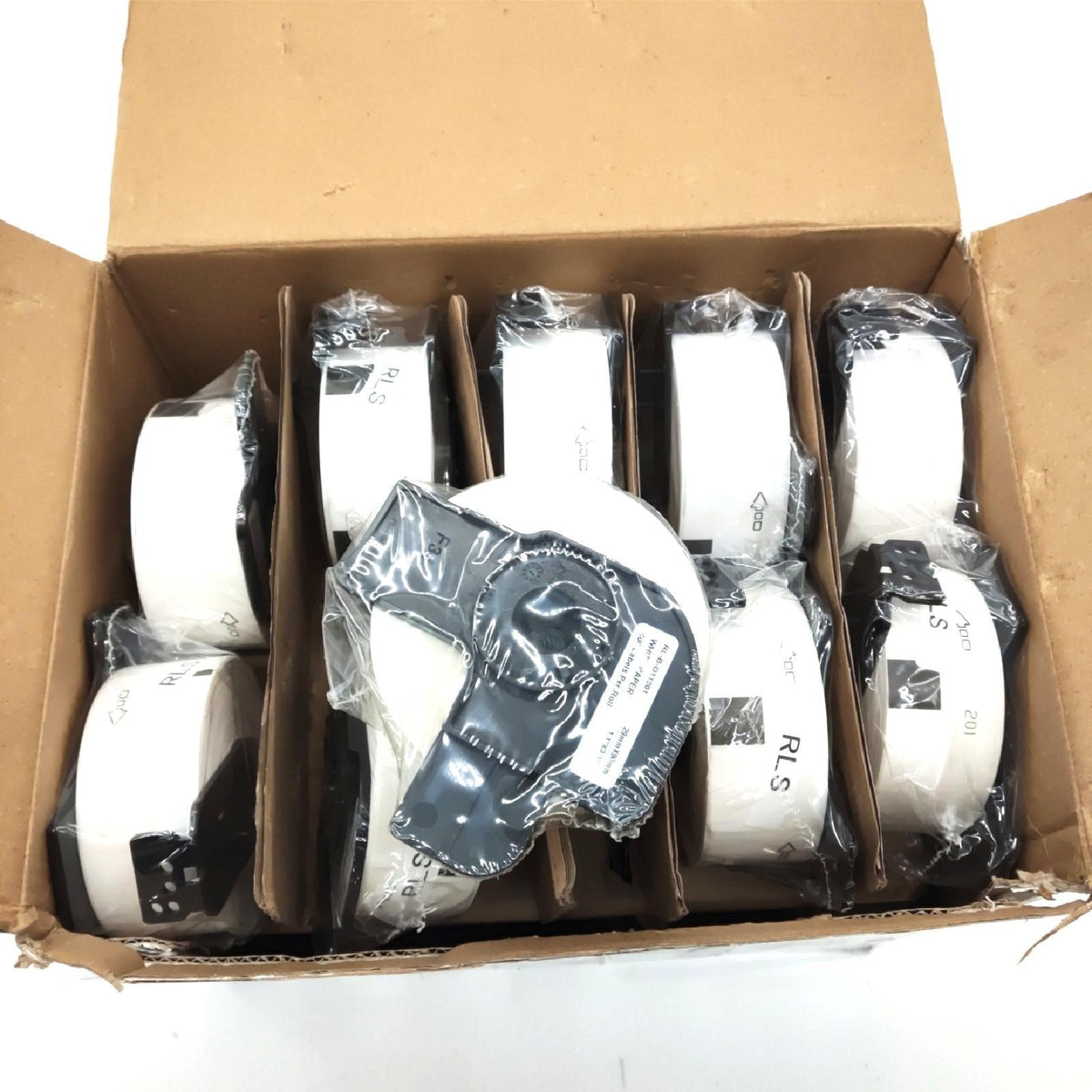 20 x DK11201 Adressetiketten kompatibel für Brother P-Touch QL-500 QL-570 QL-700 QL-720NW QL-800 QL-810W QL-820NWB QL-1100 QL-1110NWB  29mm x 90mm  400 Stück  Thermopapier mit Kunststoffhalter