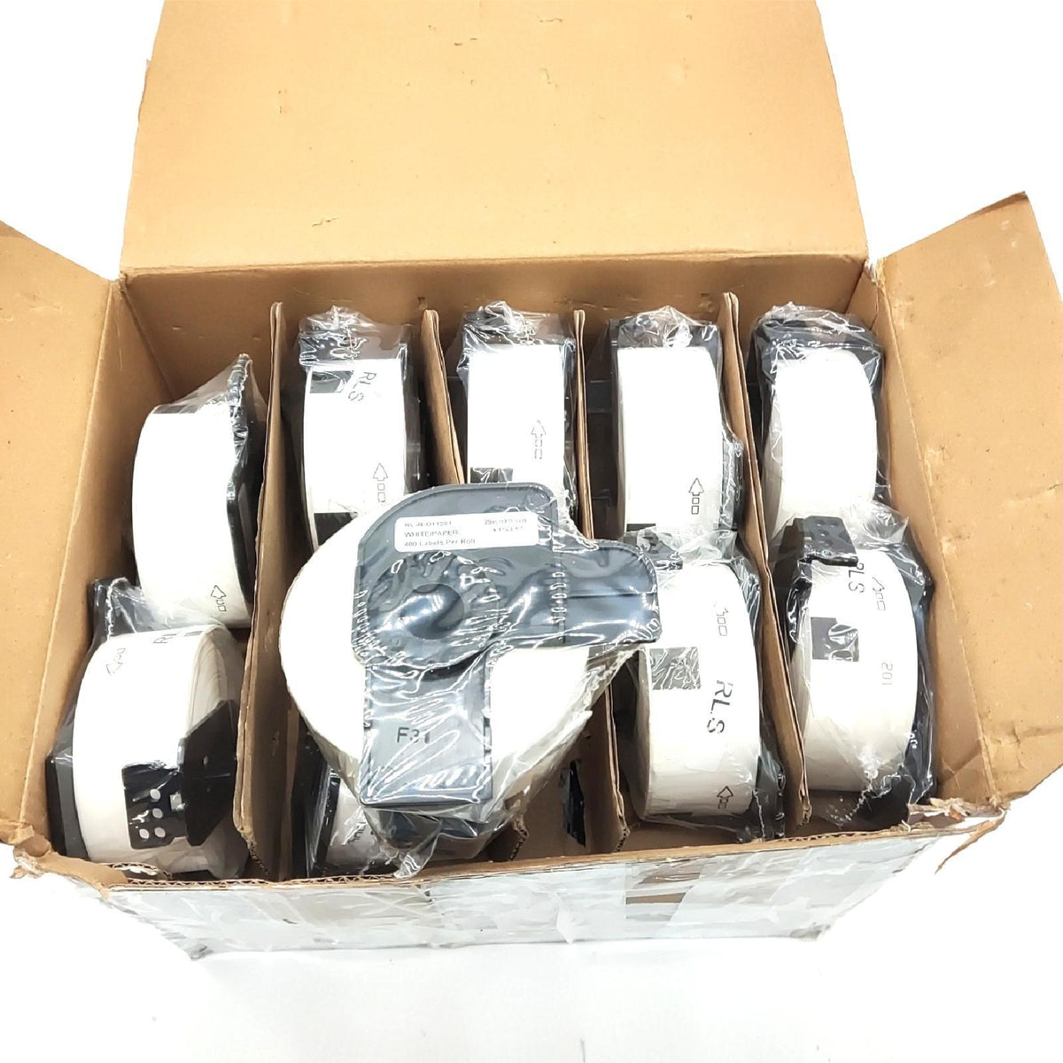 20 x DK11201 Adressetiketten kompatibel für Brother P-Touch QL-500 QL-570 QL-700 QL-720NW QL-800 QL-810W QL-820NWB QL-1100 QL-1110NWB  29mm x 90mm  400 Stück  Thermopapier mit Kunststoffhalter