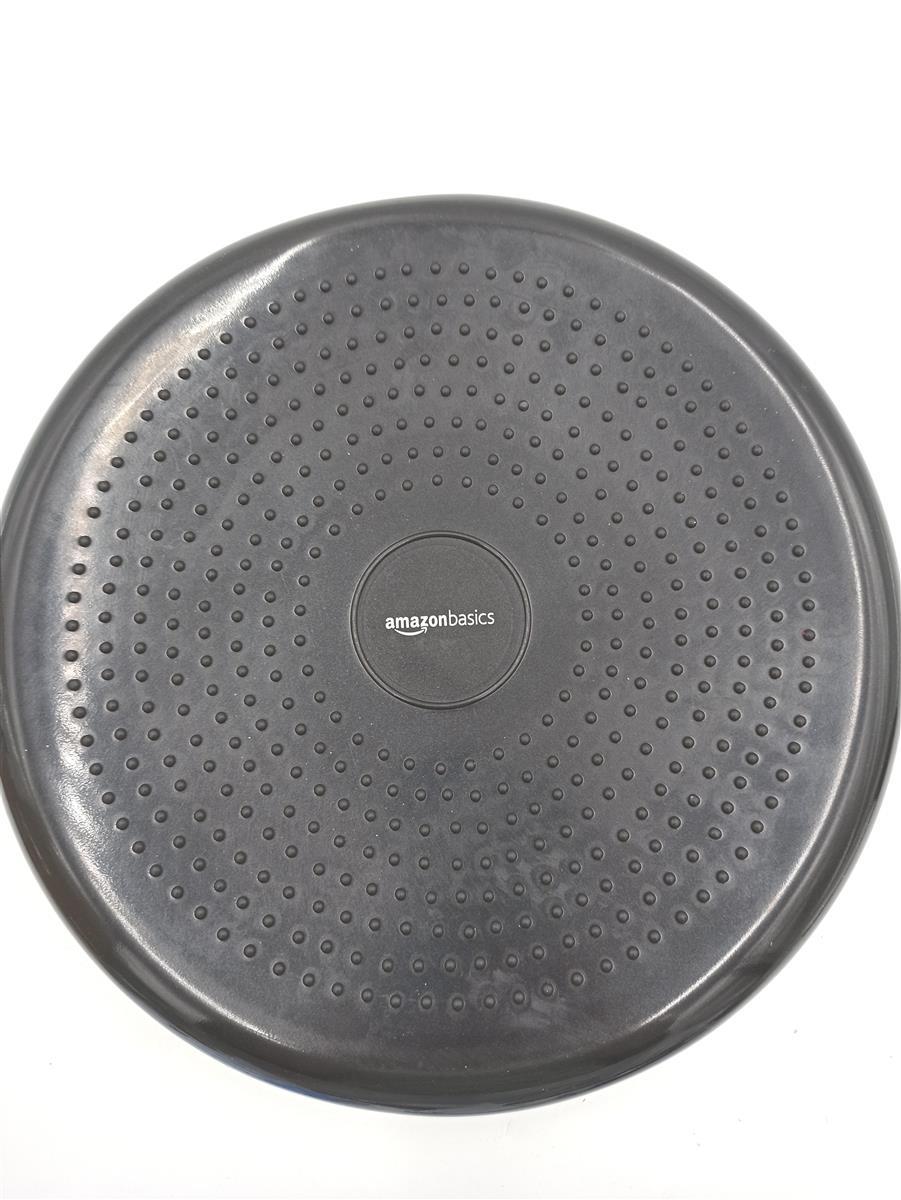 Amazon Basics Balancekissen Fitness Zubehör Schwarzes Balancekissen komfortabel für Training Yoga Pilates