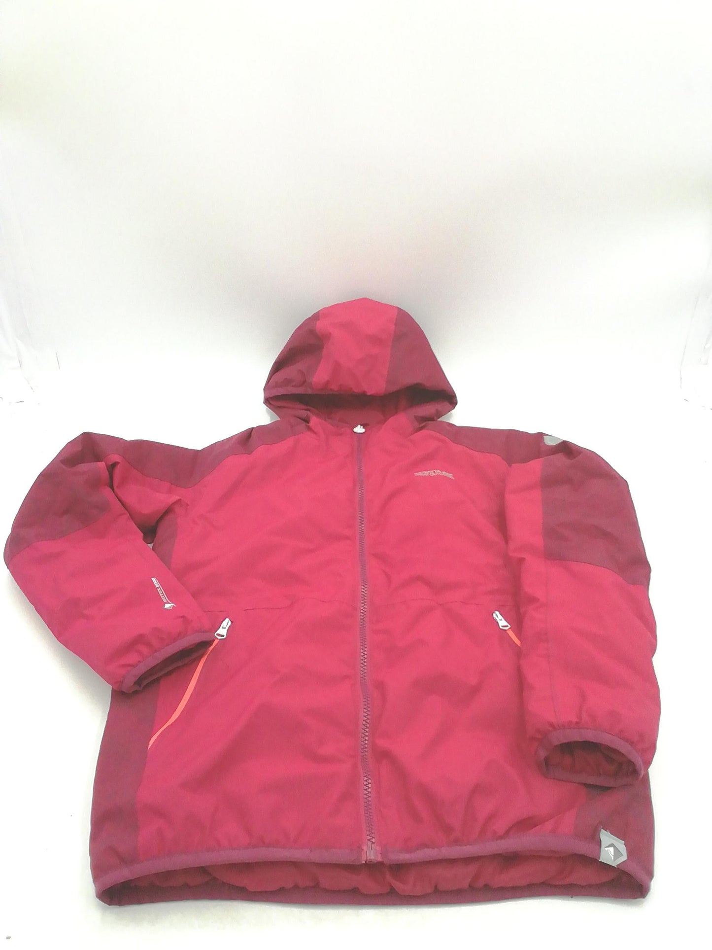 Regatta Kinder Volcanics IV Waterproof Breathable Highly Reflective Taped Seams Insulated Hooded Jacket Jacke, rot, 13 Jahre