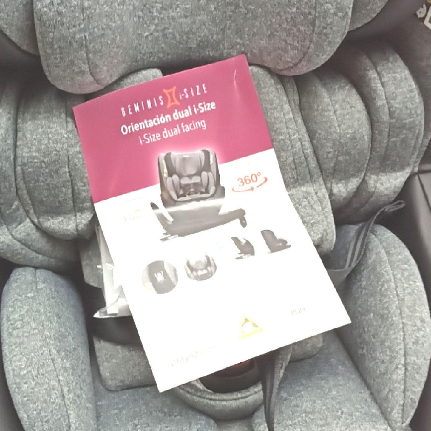 Playxtrem Autositz Kindersitz Sicherheit I Size Rock Unisex einfach montieren sicher fahren
