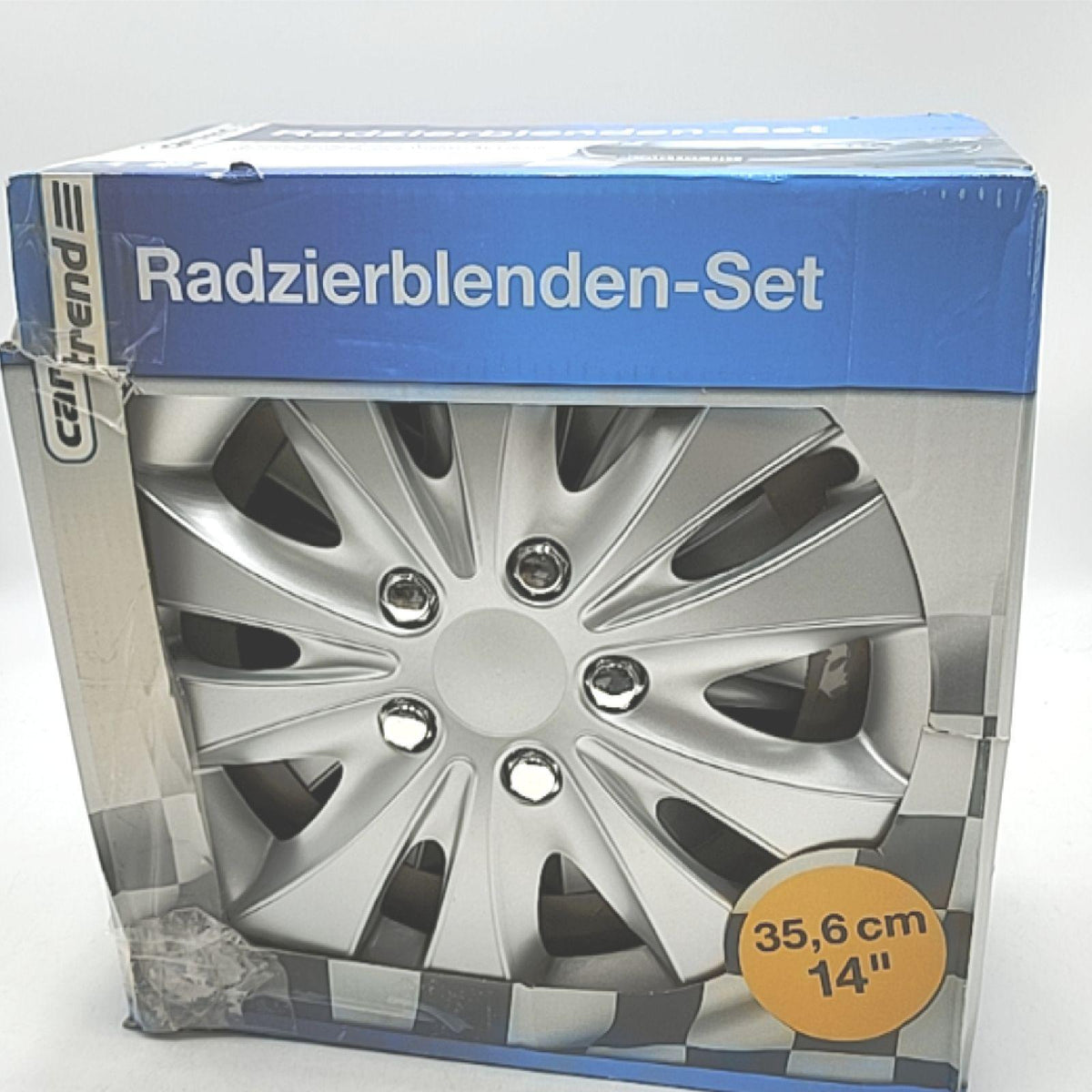 Cartrend Radzierblendensatz Auto Zubehör Storm mit verchromten Muttern 4 teilig