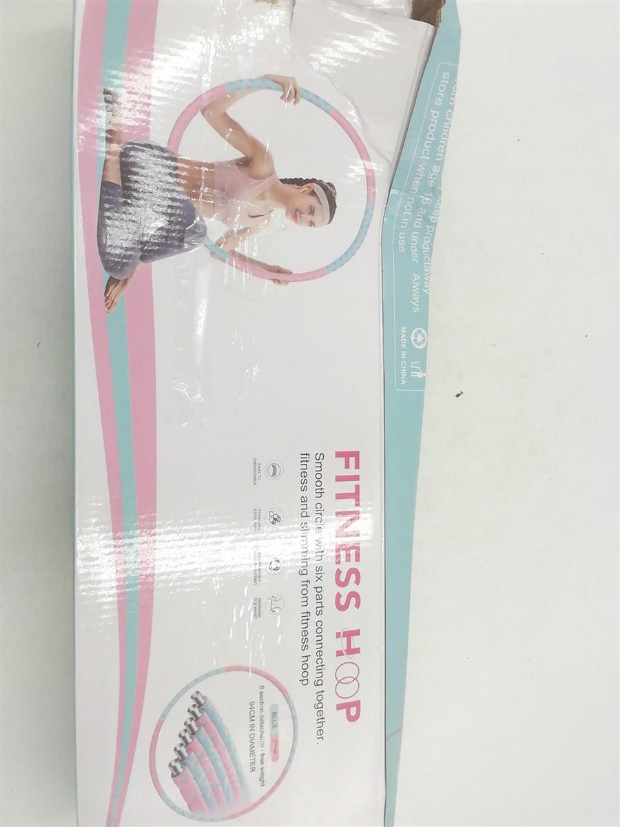 Hoola Hoop Fitness Reifen Massagegewicht 12 kg Abnehmbar Kühlhandtuch Trainingshilfe Abnehmen