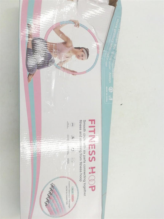 Hoola Hoop Fitness Reifen Massagegewicht 12 kg Abnehmbar Kühlhandtuch Trainingshilfe Abnehmen