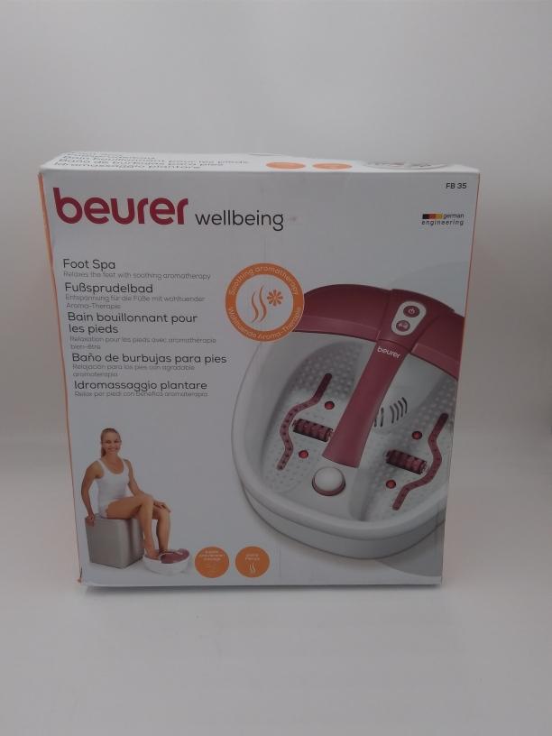 Beurer Fußbad Wellnessmassage Entspannung FB 35 Sprudelmassage Vibrations Zen