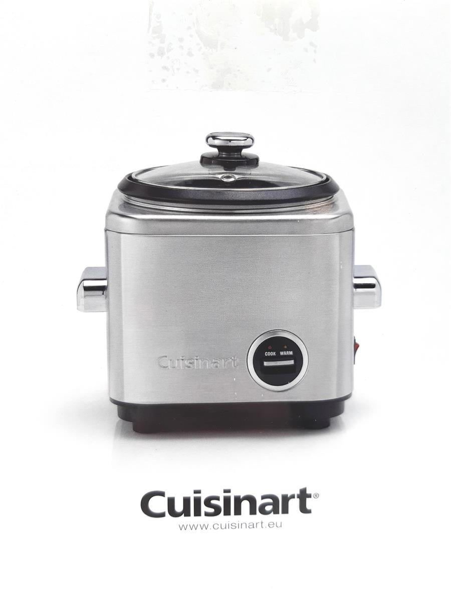 CRC400E Cuisinart Cook & Dampf, kompakte Reiskocher und Dampfgarer, gebürstetem Edelstahl, Kapazität 400g
