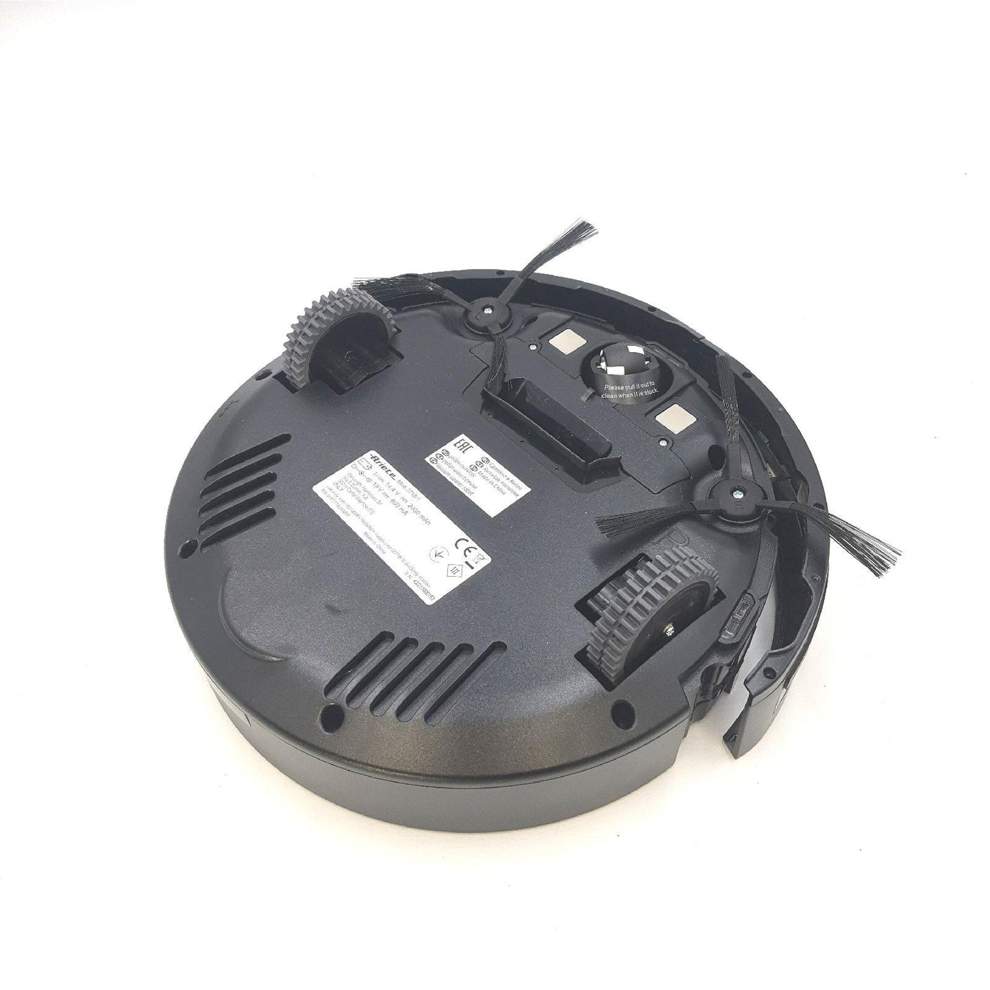 Ariete, 2718 Xclean, Saugroboter, Startverzögerung, HEPA-Filter, Betriebsdauer 1,5 Stunden, 65 dB, Durchmesser: 30 cm, Fassungsvermögen 300 ml, Schwarz