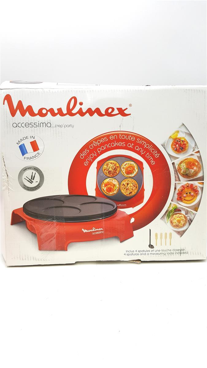Moulinex Crêpe Pfannkuchen Set Küchenhelfer Accessimo Party Antihaft