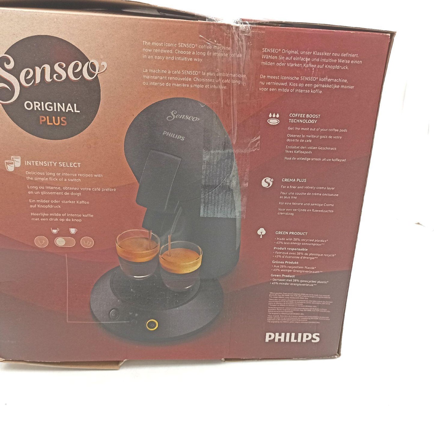 Philips Senseo Original Plus CSA21060 Kaffeepadmaschine Kaffeestärkewahl Kaffee (55,99)