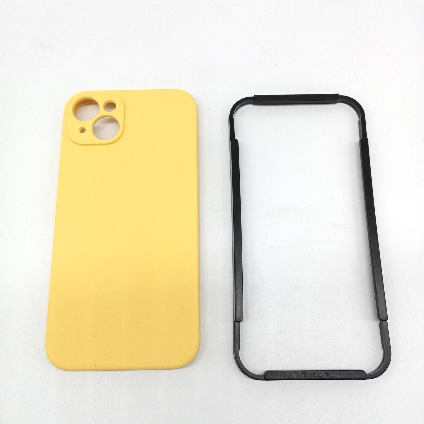 ORNARTO iPhone 14 Plus Silikonhülle 6 7 Zoll mit 1 Glasfolien Schutz Handyhülle
