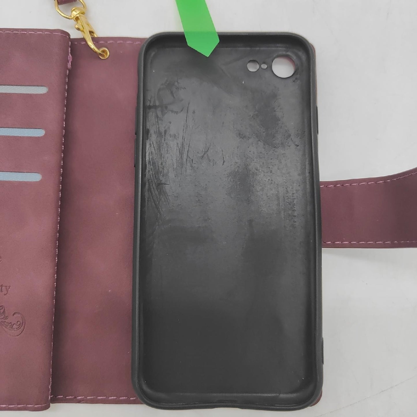 UEBAI Ledertasche Handyhüllen Zubehör iPhone SE 2022 5G Premium Schutz Wallet Case