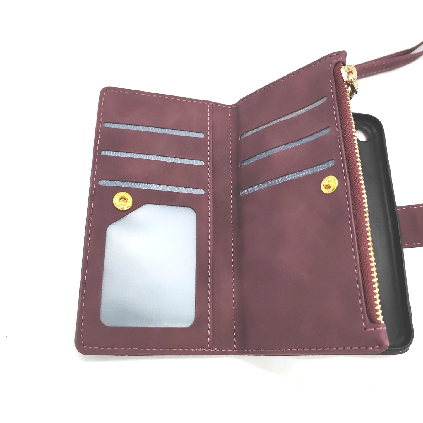 UEBAI Ledertasche Handyhüllen Zubehör iPhone SE 2022 5G Premium Schutz Wallet Case