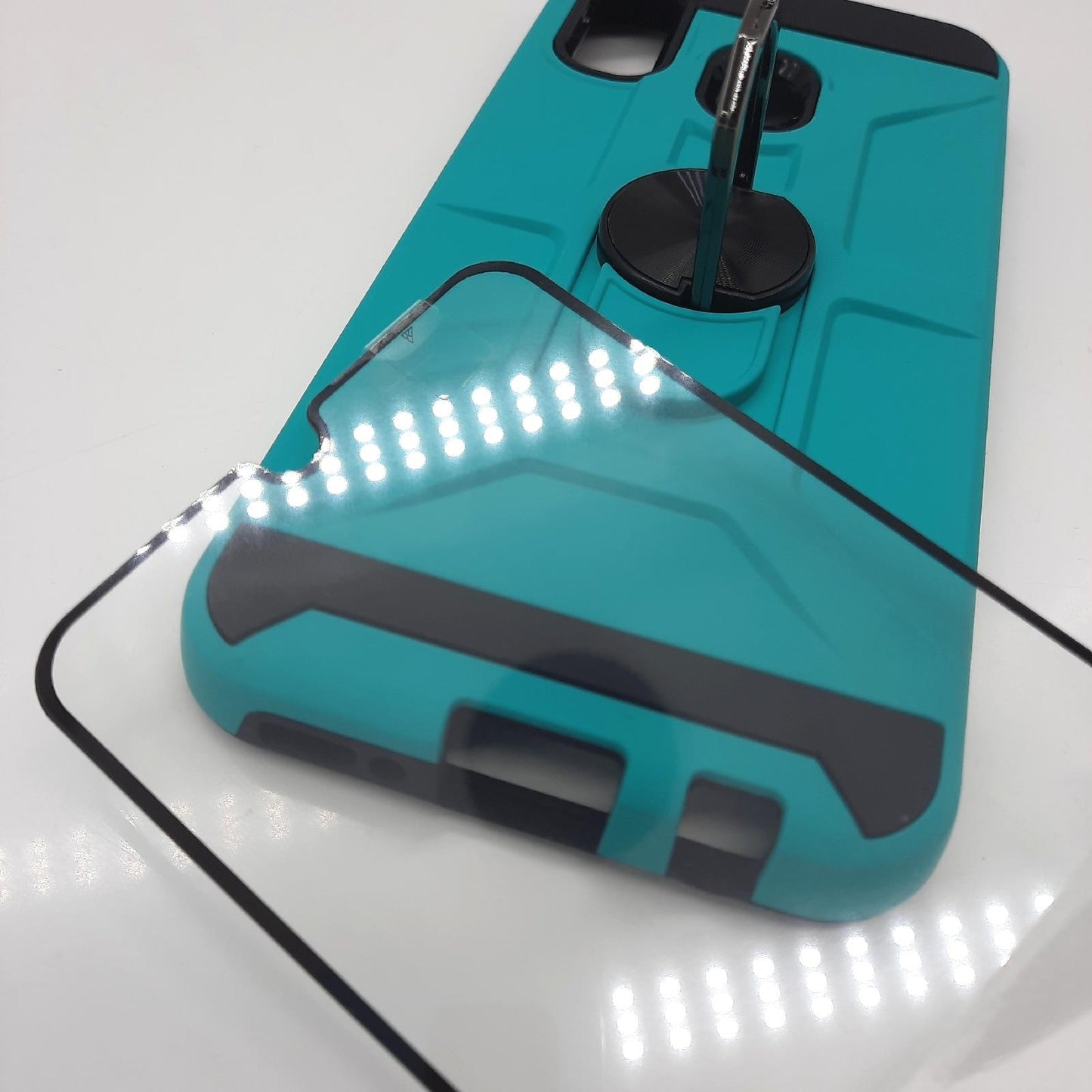 Samsung Smartphone Huelle Handyzubehoer Galaxy A40 Cuoqing Gehärtetes Glas Display Schutzfolie
