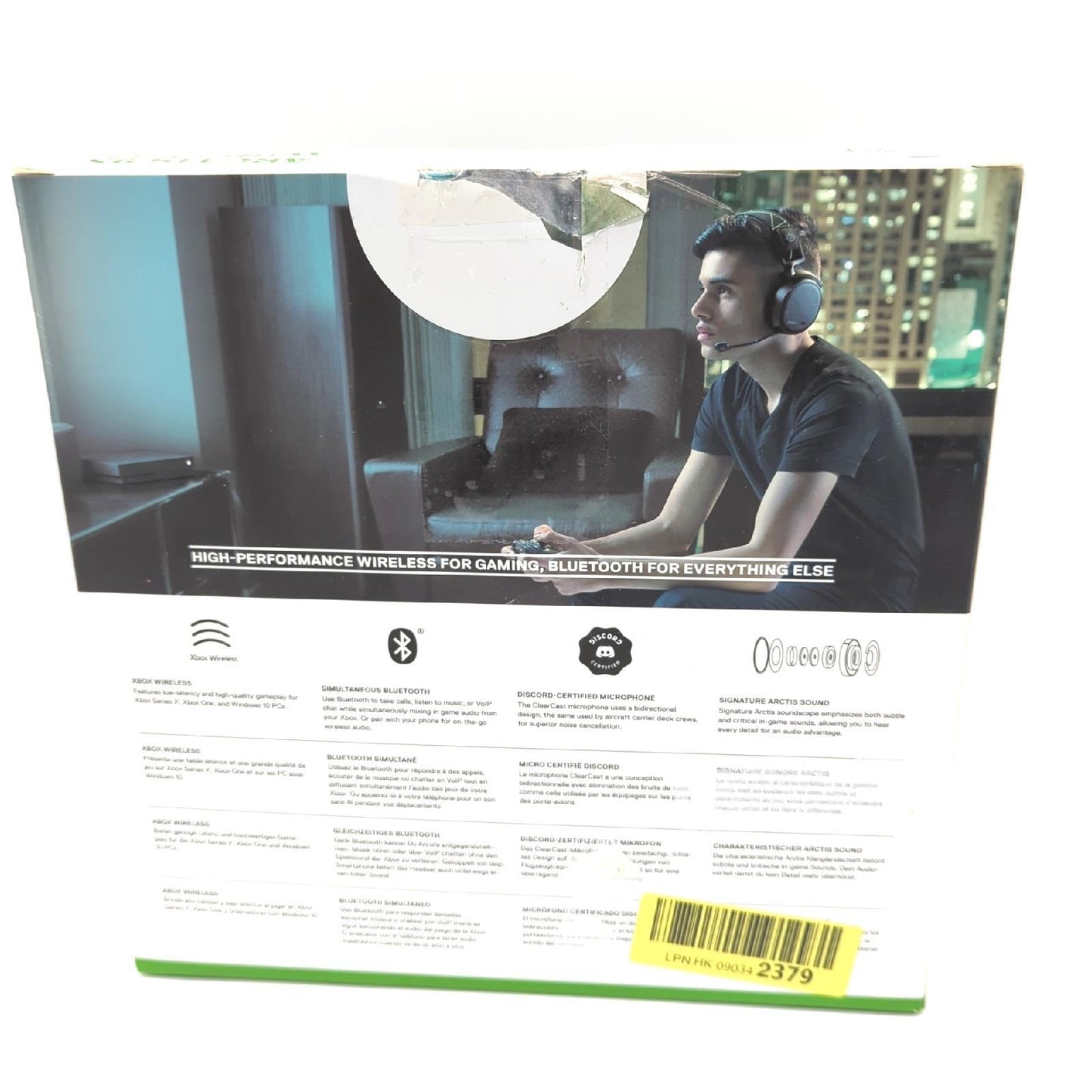 SteelSeries arctis 9x Xbox Wireless und Bluetooth Kopfhörer Gaming Soundbars Wireless.