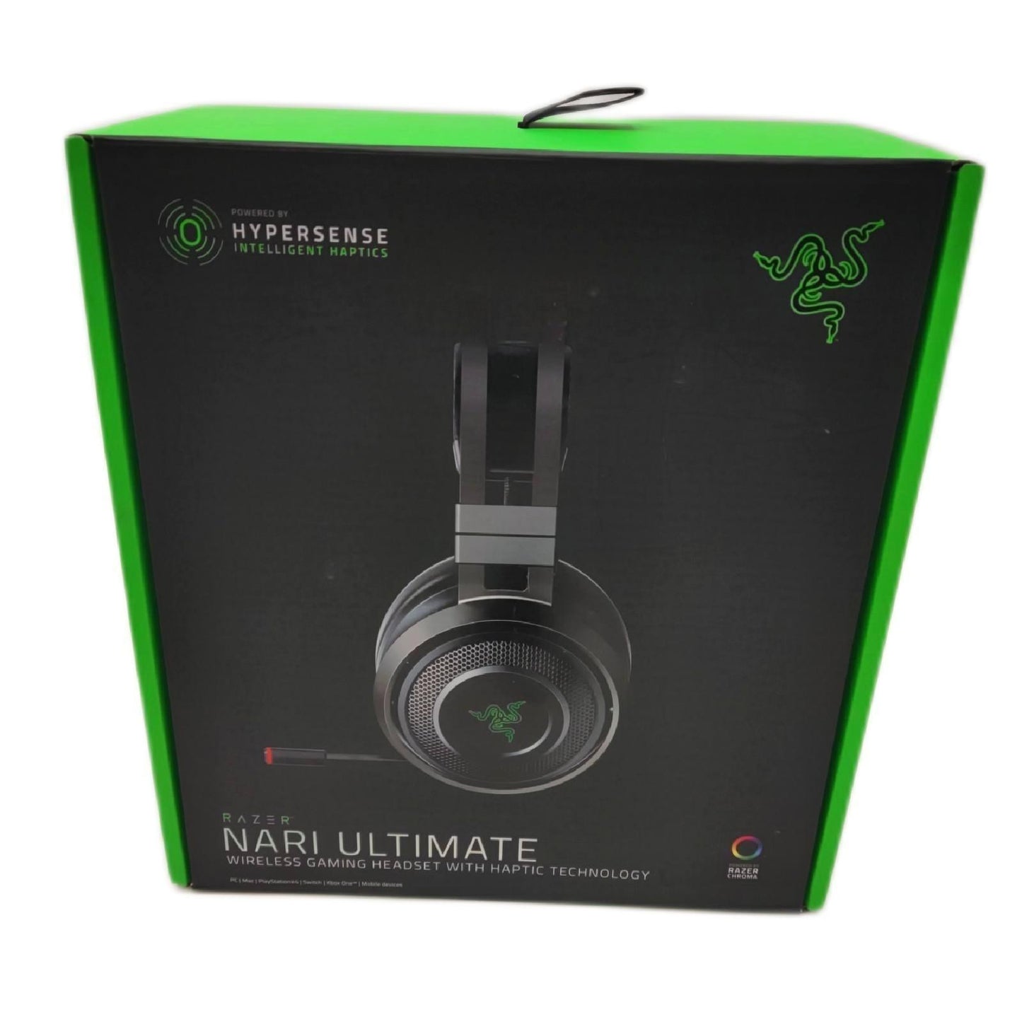 Razer Nari Ultimate Gaming Headset mit THX Audio Ohrpolster Kabel fehlt Gebrauchsspuren
