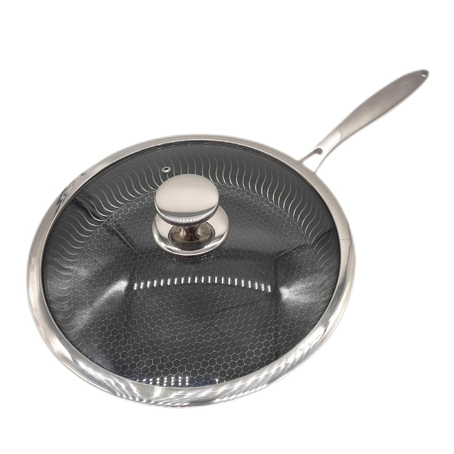 LUXANO Bratpfanne Kochgeschirr Küche 26cm 28cm 24cm Vielseitig ideal mit Deckel