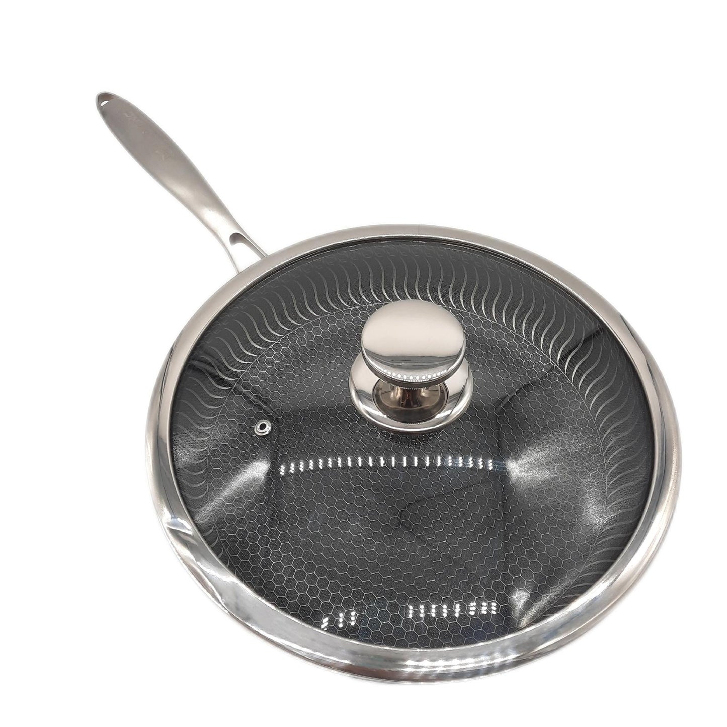 LUXANO Bratpfanne Kochgeschirr Küche 26cm 28cm 24cm Vielseitig ideal mit Deckel