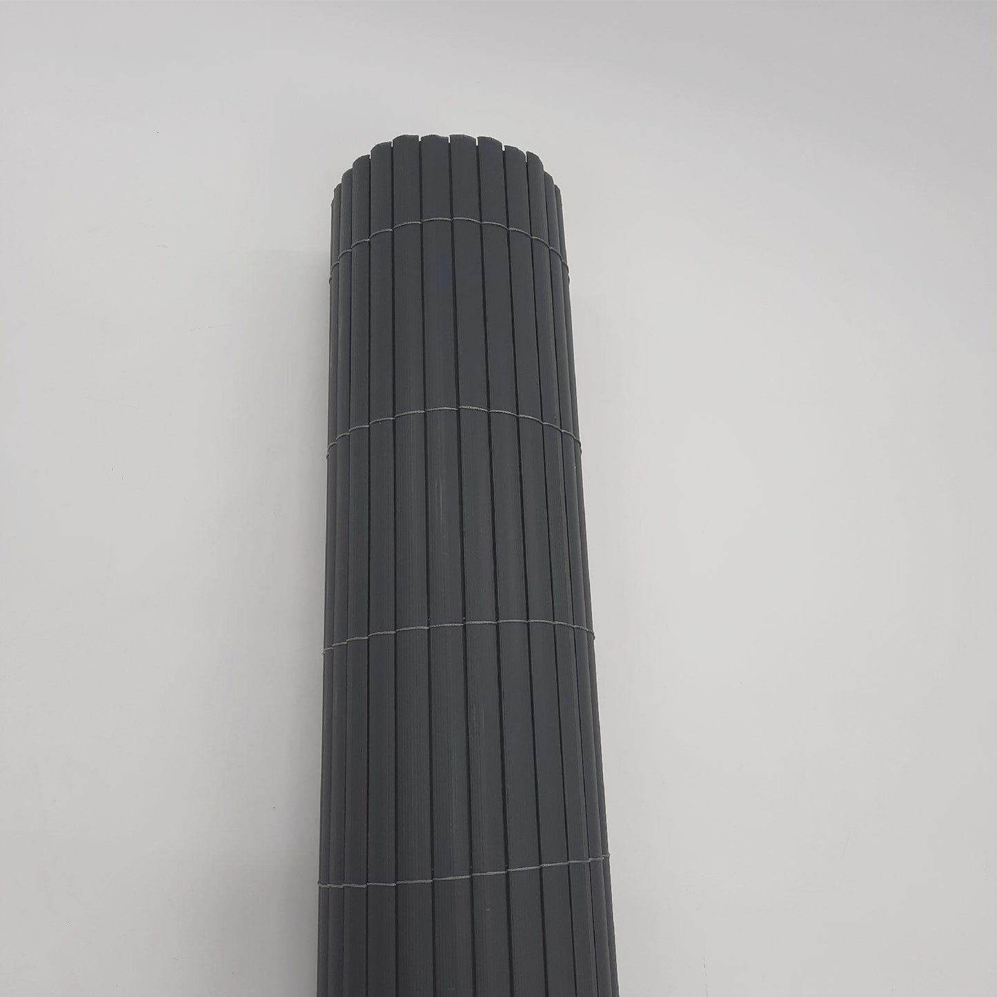 PVC Palisander Sichtschutz Zaun Garten Ultra verstärkt Doppelbefestigungsklammern langlebig robust