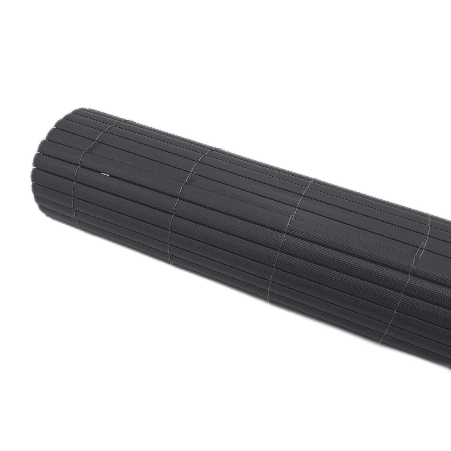 PVC Palisander Sichtschutz Zaun Garten Ultra verstärkt Doppelbefestigungsklammern langlebig robust