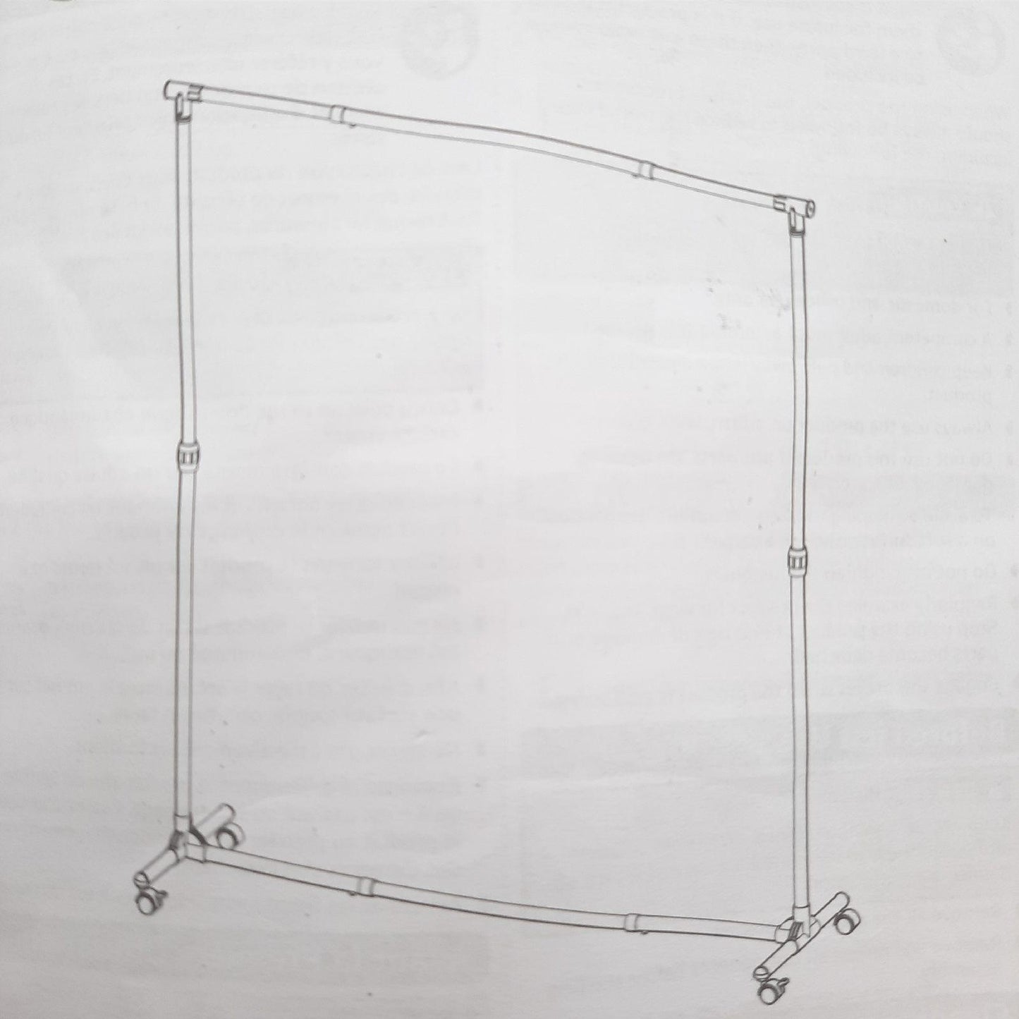 Amazon Basics Kleiderständer Bekleidung Aufbewahrung 89 x 144 cm Stabil Einfach Mobil