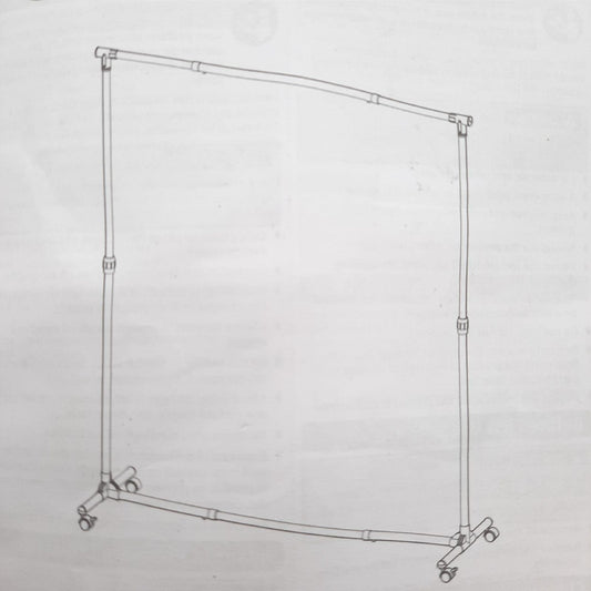 Amazon Basics Kleiderständer Bekleidung Aufbewahrung 89 x 144 cm Stabil Einfach Mobil