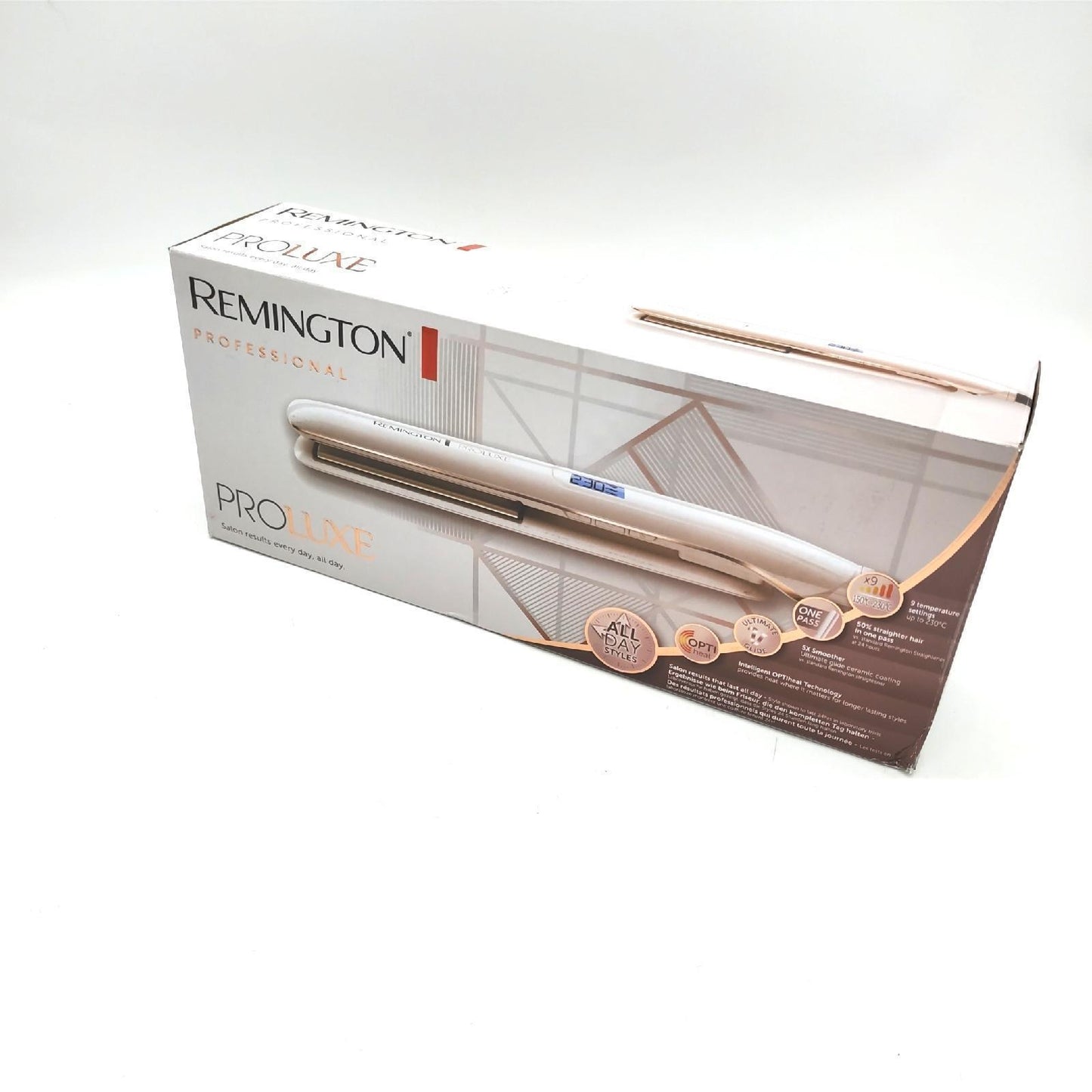 Remington Glätteisen Haarglätter Ceramic Slide Easy Temperature Glide Hair Entwirrungssystem