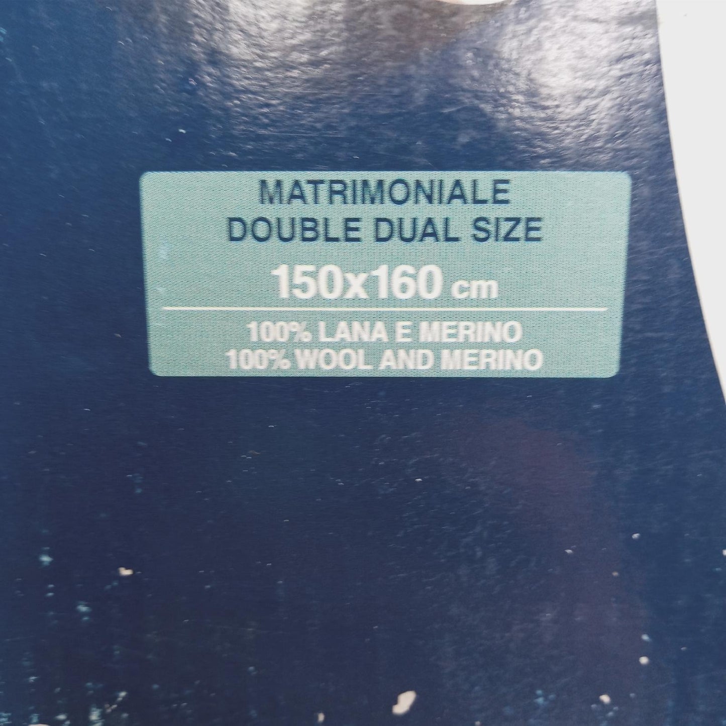 Imetec Scaldasonno Adapto Wärmeunterbett für Doppelbett 150x160 cm schnelle Erwärmung personalisierbare Temperatur 100 % Wolle und Merinowolle Made in Italy 2 separate Bedieneinheiten 6 Temp