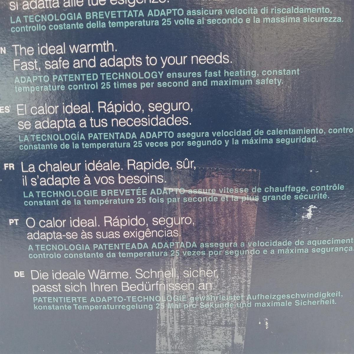 Imetec Scaldasonno Adapto Wärmeunterbett für Doppelbett 150x160 cm schnelle Erwärmung personalisierbare Temperatur 100 % Wolle und Merinowolle Made in Italy 2 separate Bedieneinheiten 6 Temp