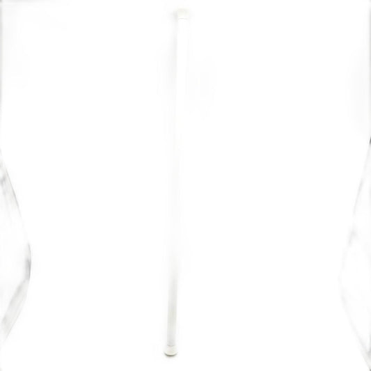 Amazon Basics Teleskop Duschvorhangstange Badzubehör 91 bis 137 cm Weiß flexibel und praktisch