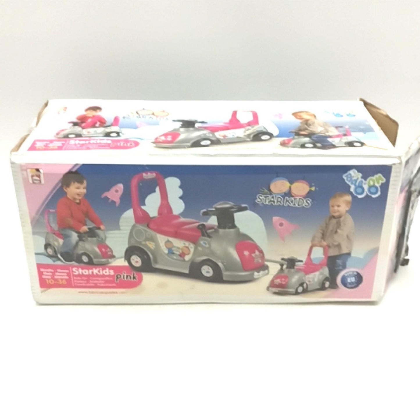 Chicos Kinder Laufrad Spielzeug Ride On Starkids Pink ab 1 Jahr sicher stabil spa