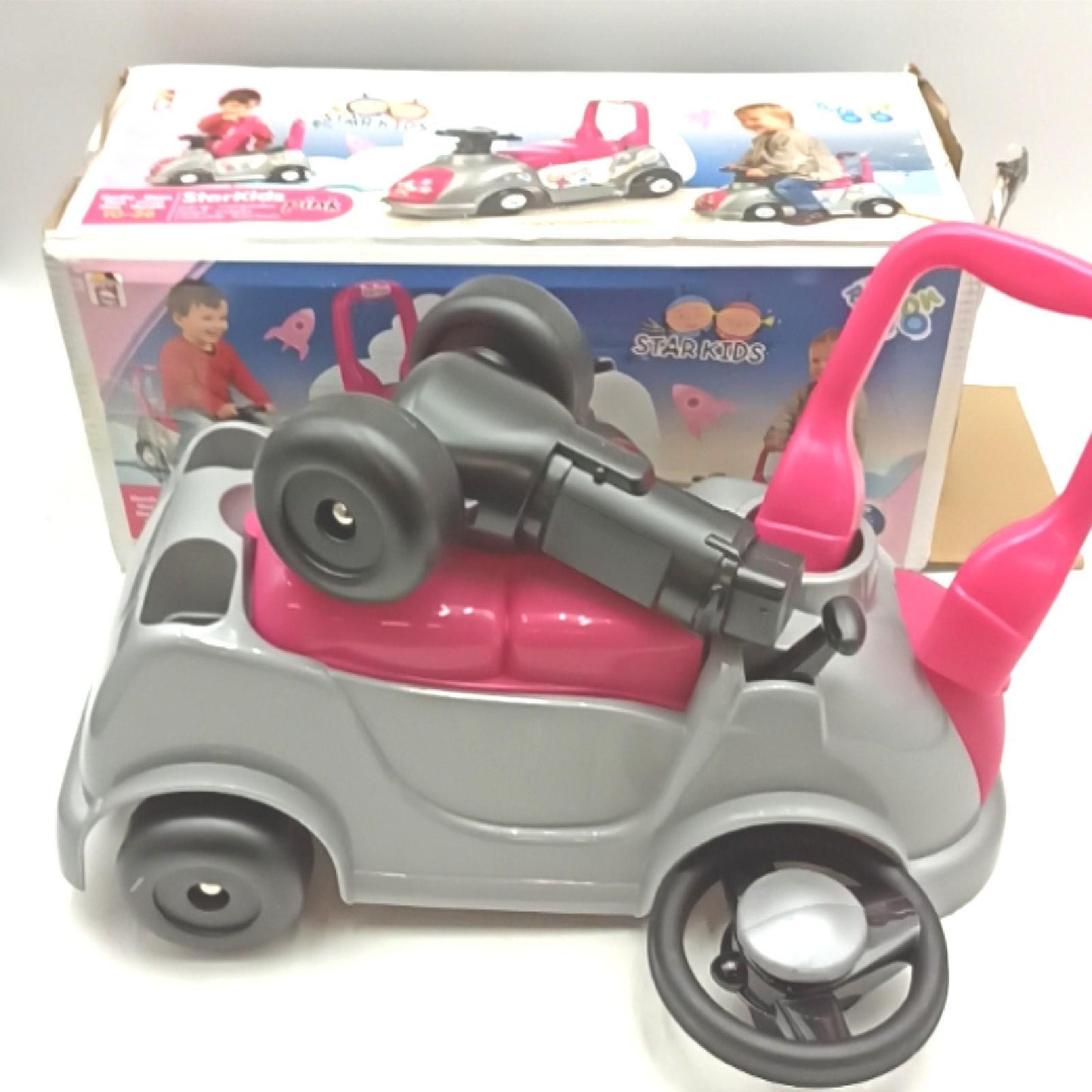 Chicos Kinder Laufrad Spielzeug Ride On Starkids Pink ab 1 Jahr sicher stabil spa