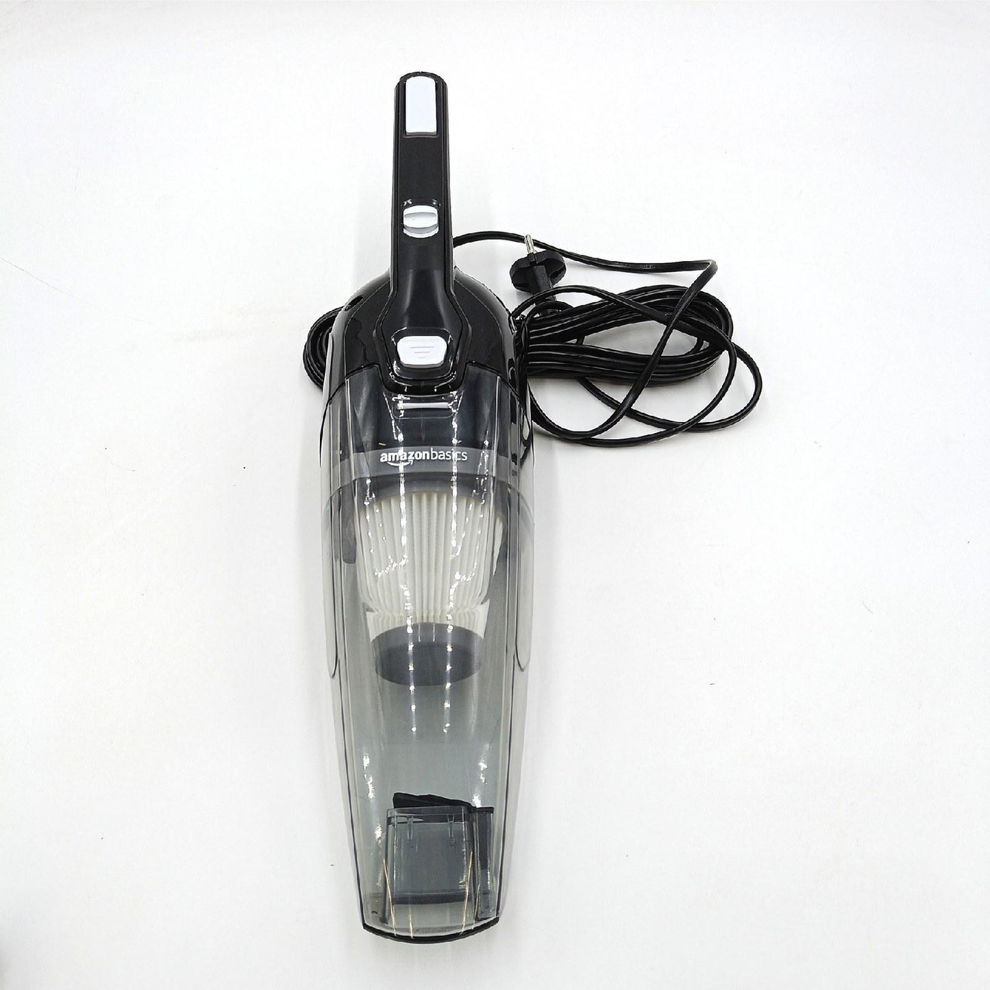 Amazon Basics Stielstaubsauger, 2-in-1-Gerät mit Kabel, ECO-Motor, HEPA-Filter, geringes Gewicht, Schwarz