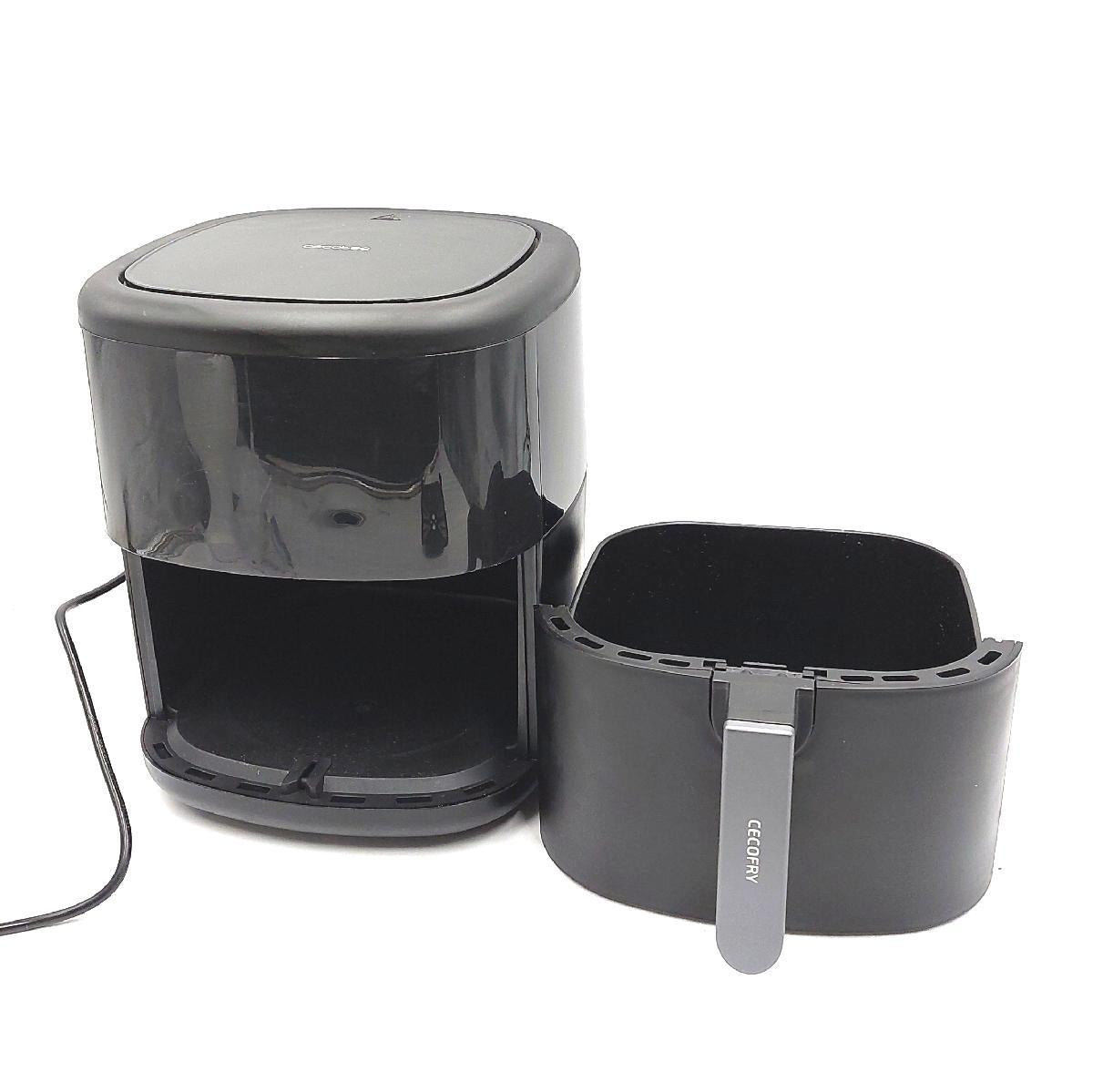 Cecotec Heißluftfritteuse ohne Öl, 6 L Cecofry Bombastik 6000. 1700 W, PerfectCook-Technologie, Einstellbare Temperatur und Zeit, Touch-Steuerung, 12 Modi, Timer